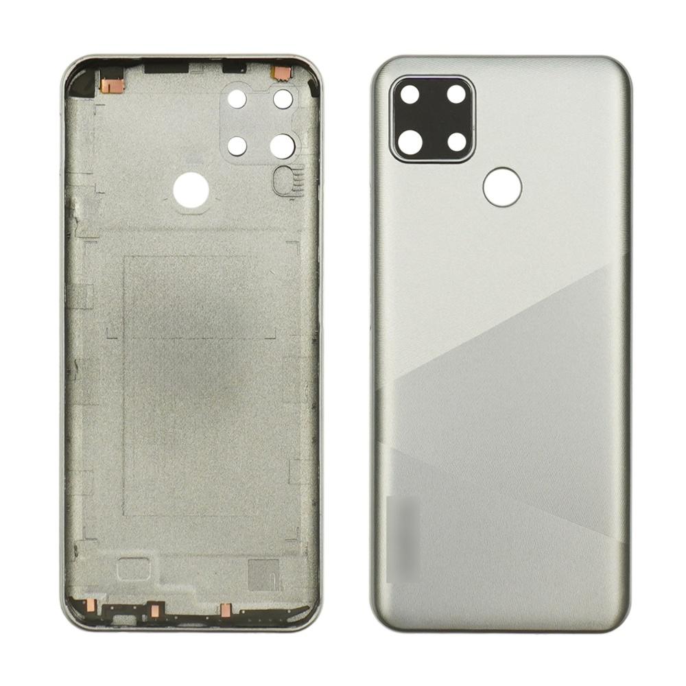 Задня кришка для Realme C12 зі склом камери Silver (срібляста)