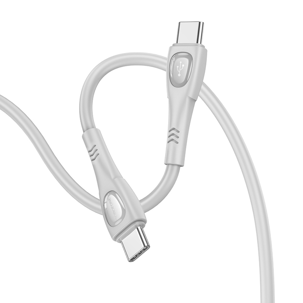 Кабель Borofone BX98 Type-C to Type-C PD 60W 1m grey