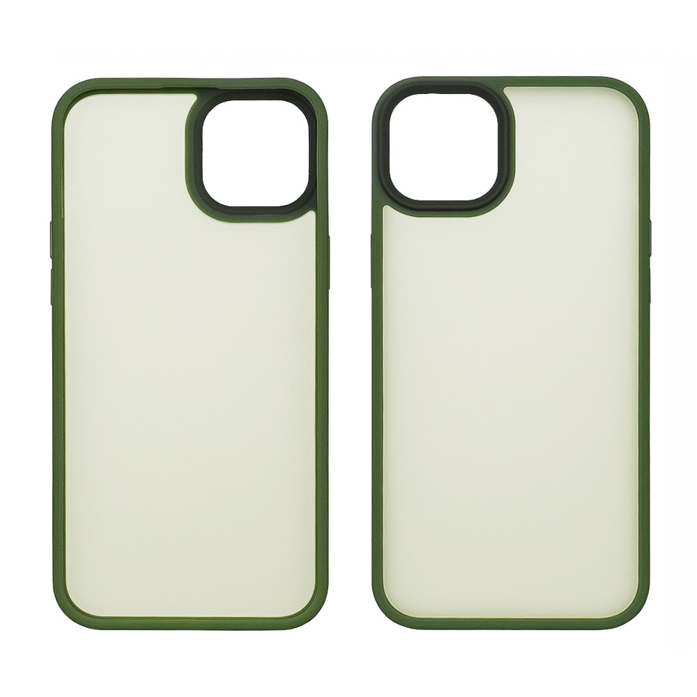 Чохол Colorful Matte Case для Apple iPhone 15 Plus темно-зелений Люкс