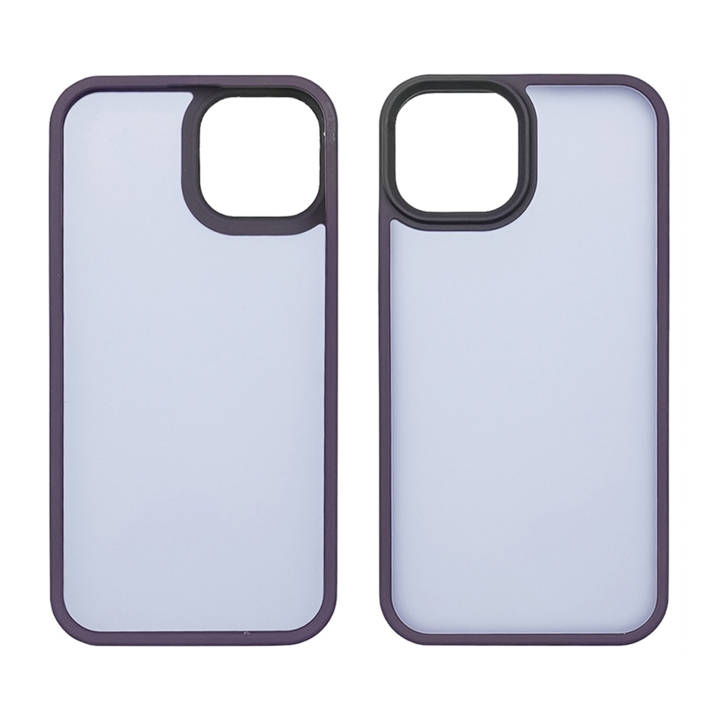 Чохол Colorful Matte Case для Apple iPhone 15 Plus темно-фіолетовий Люкс