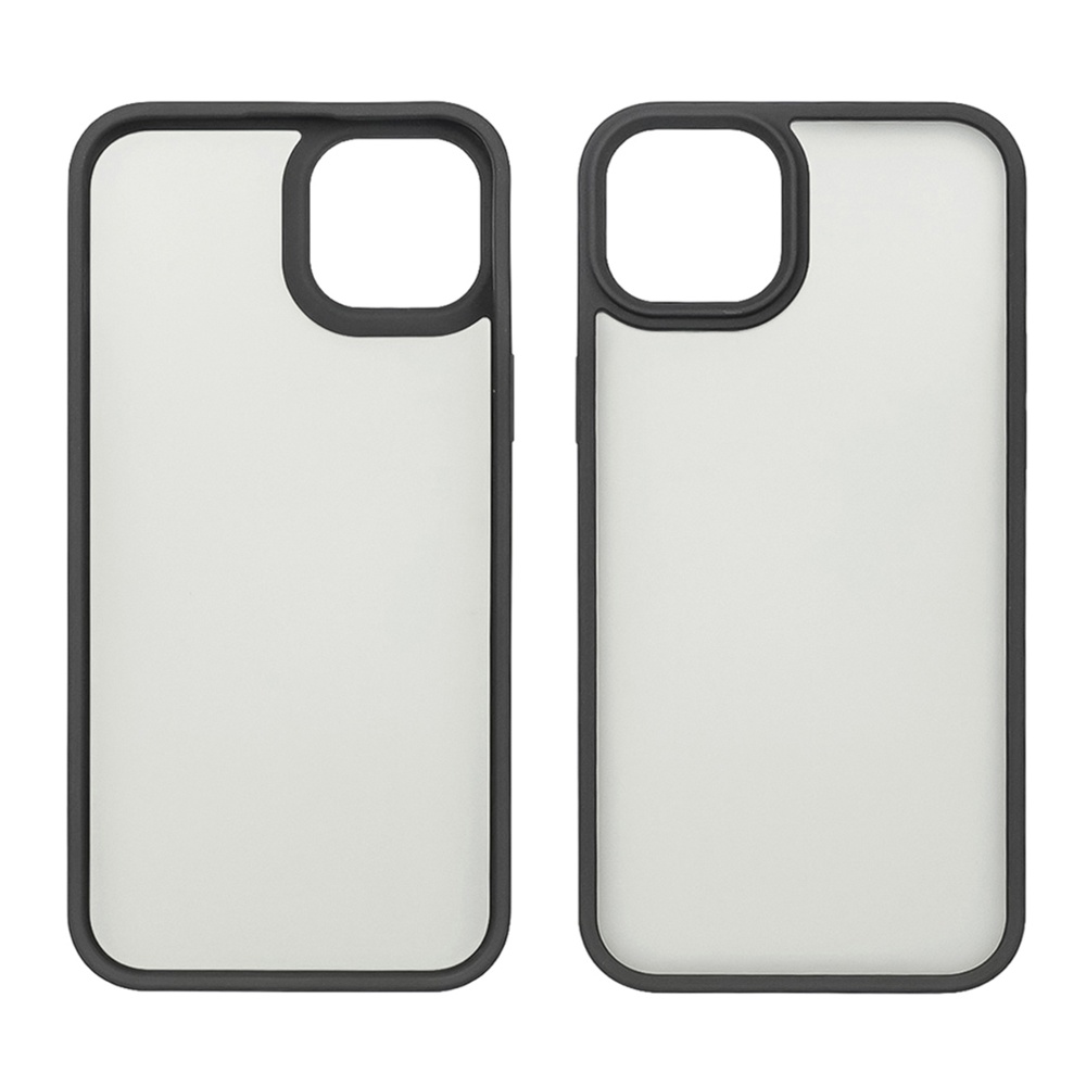 Чохол Colorful Matte Case для Apple iPhone 15 Plus чорний Люкс