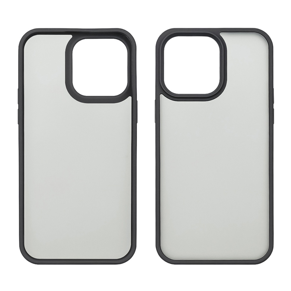 Чохол Colorful Matte Case для Apple iPhone 15 Pro Max чорний Люкс