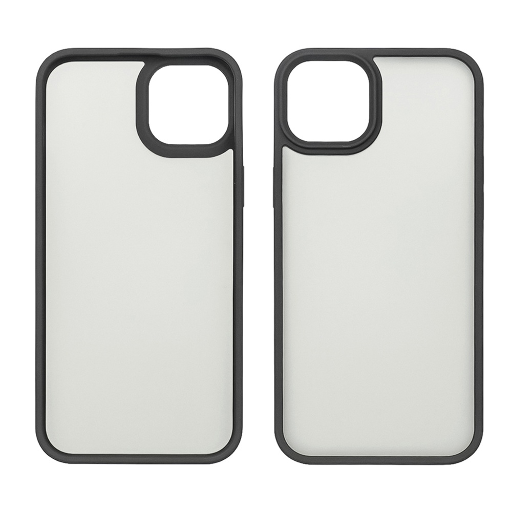 Чохол Colorful Matte Case для Apple iPhone 15 чорний Люкс