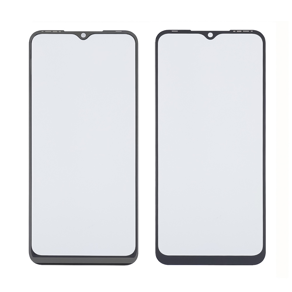 Скло тачскрина з OCA плівкою для TECNO Pop 6 Pro чорне з олеофобним покриттям, загартоване