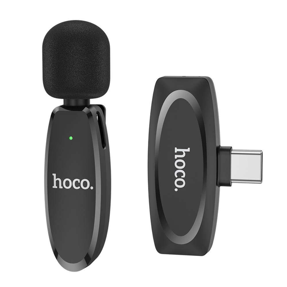 Мікрофон Hoco L15 Type-C чорний