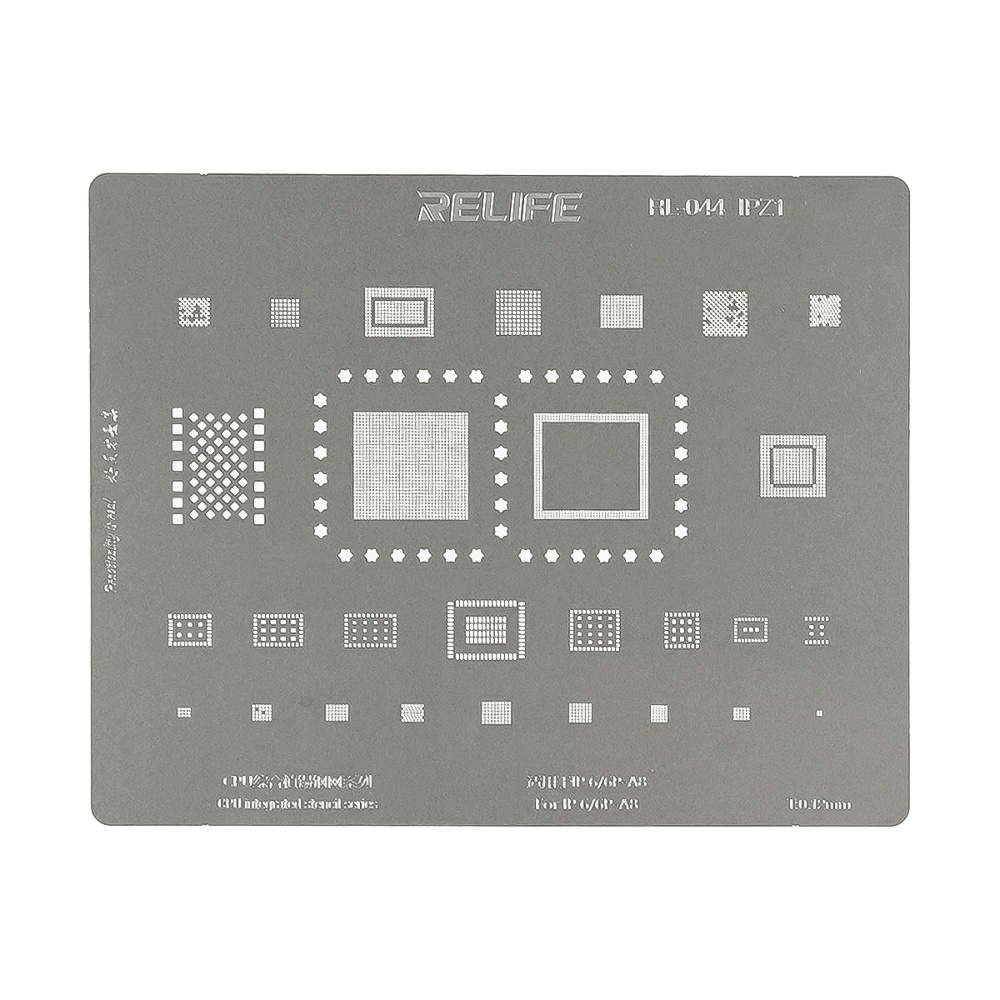 Трафарет BGA Relife RL-044 IPZ1 (A8) для iPhone 6/6 Plus