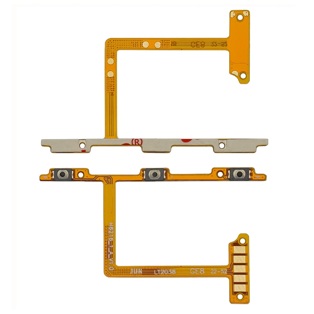 Шлейф для TECNO Spark 6 з кнопками вкл. та регулювання гучності