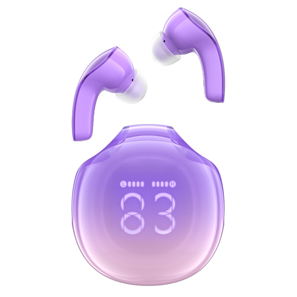 Беспроводные TWS наушники Acefast T9 вакуумные grape purple