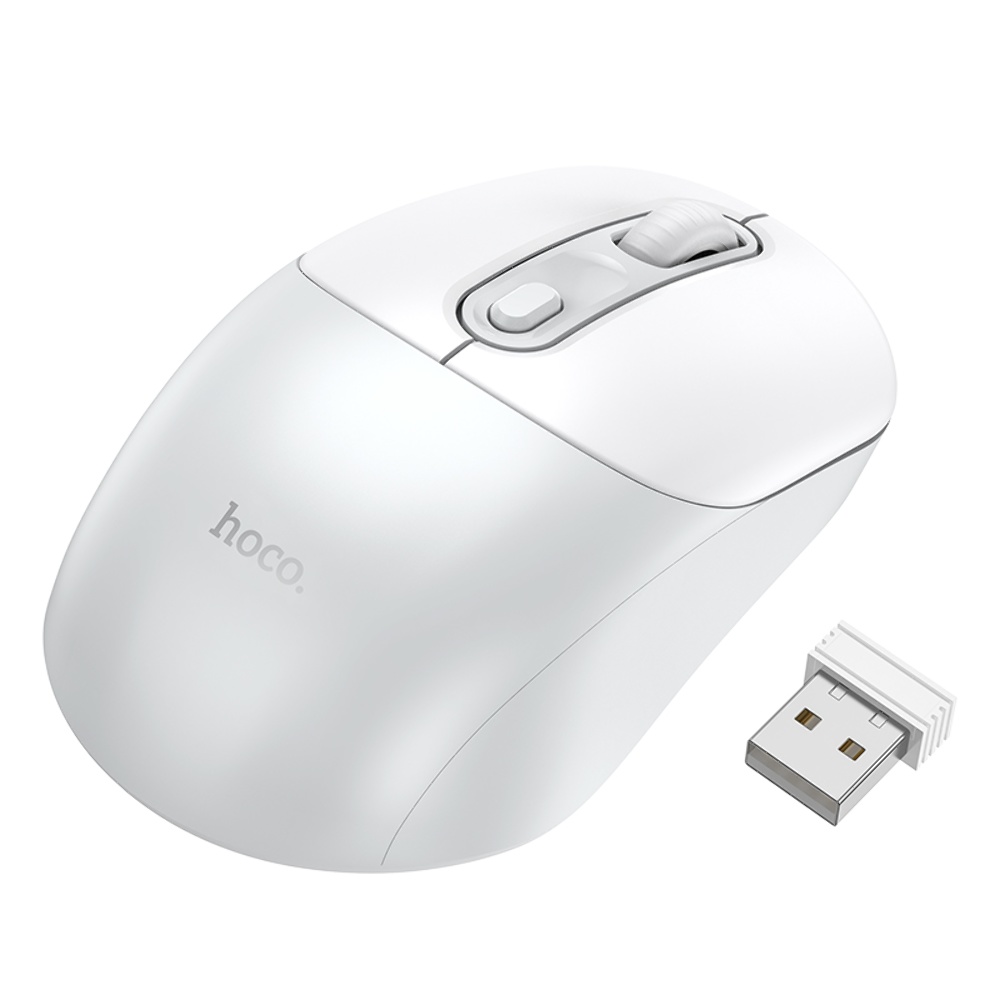 Бездротова миша Hoco GM28 white gray