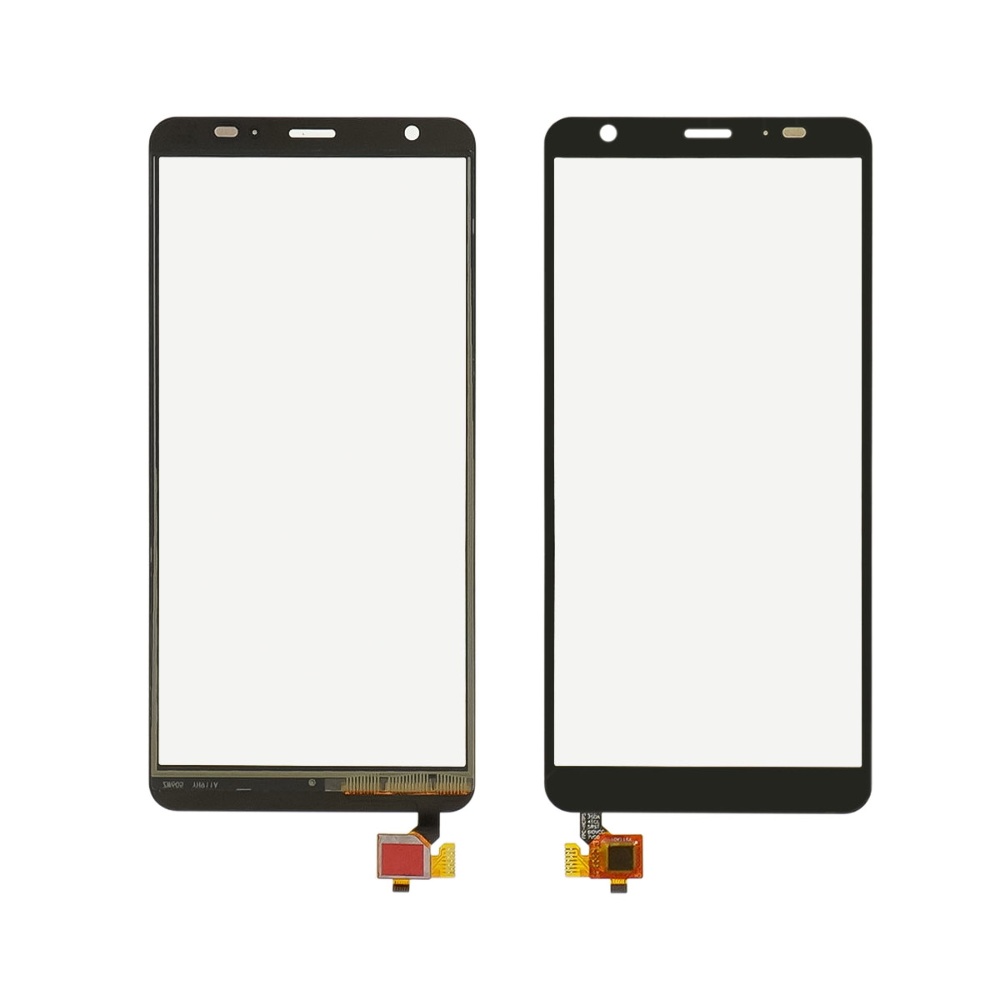 Тачскрин для ZTE Blade A5 (2019) чёрное с олеофобным покрытием, закалённое
