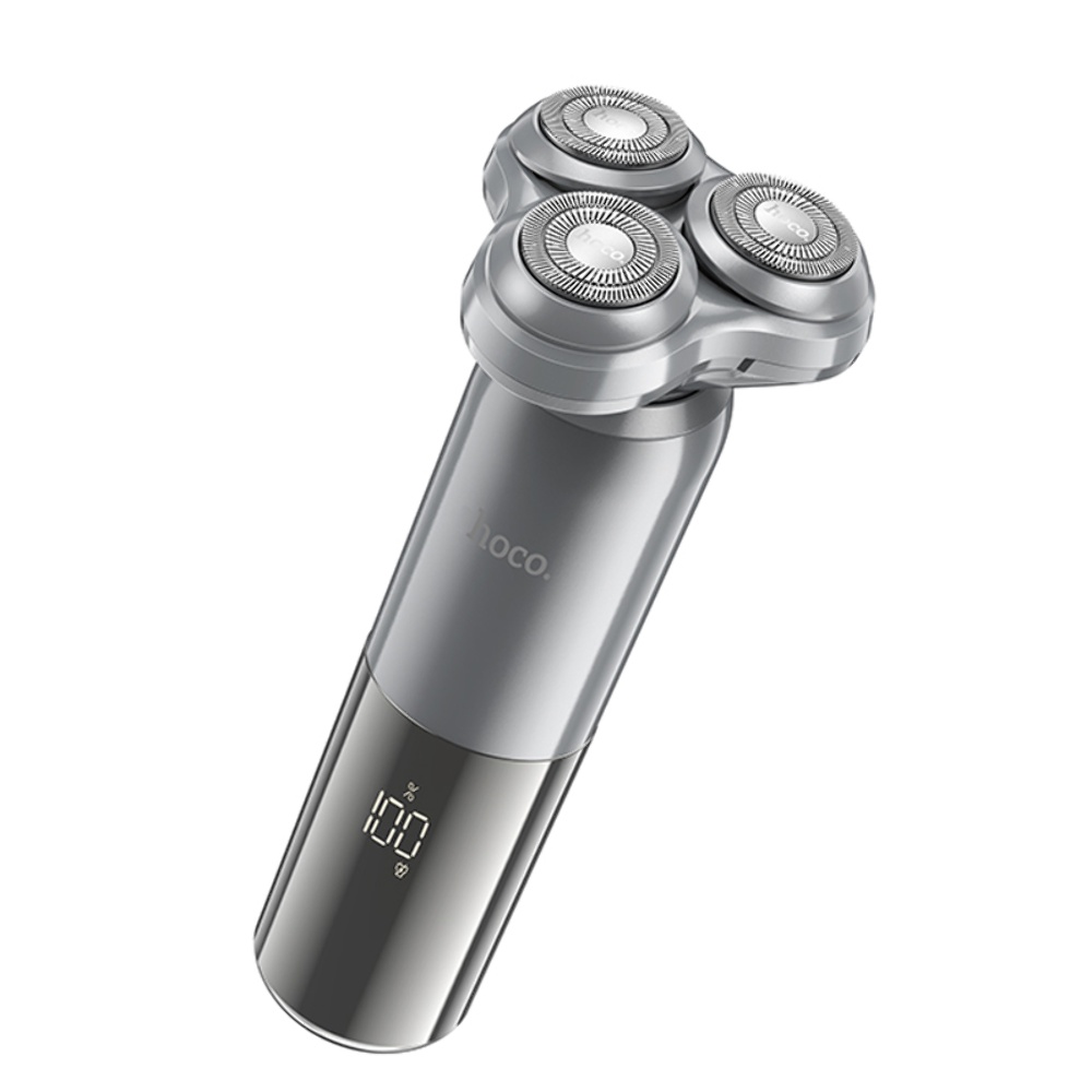 Электробритва индукционная Hoco HP35 с тремя лезвиями gray