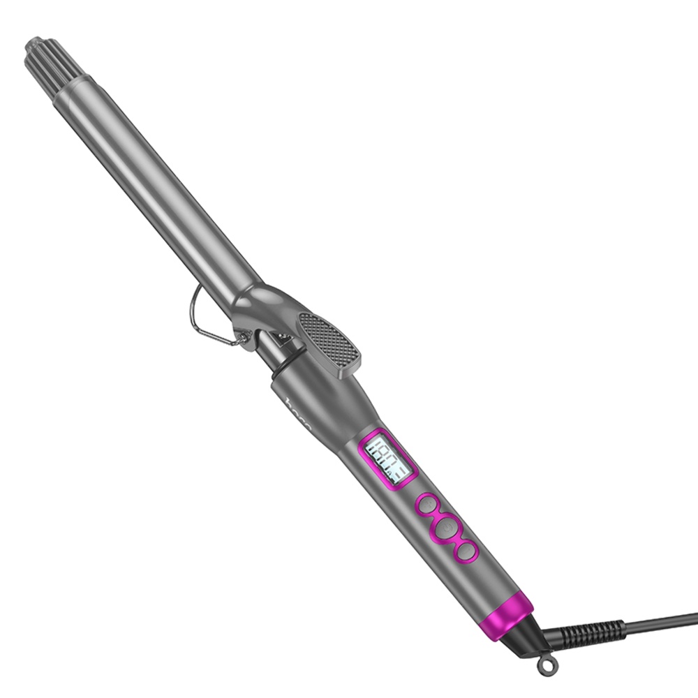 Электрическая плойка для волос Hoco HP43 с цифровым дисплеем gray