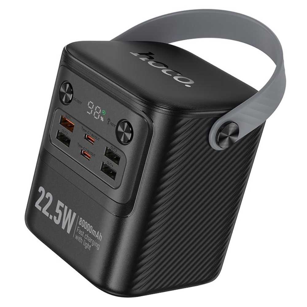 Power bank Hoco J152 80000mAh 22.5W/ PD 20W black