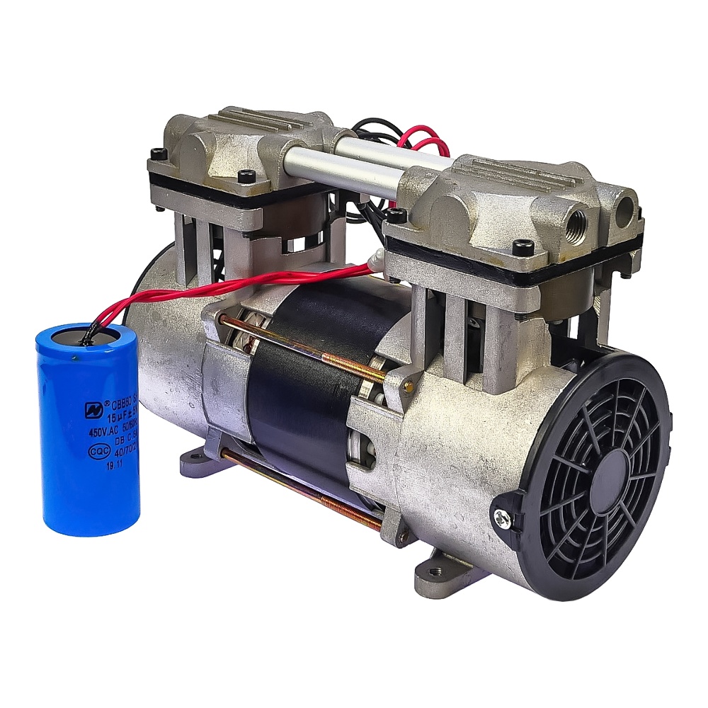 Компресор Aida для вакуумного ламінатора Aida A-808, двопоршневий, з конденсатором, 220В