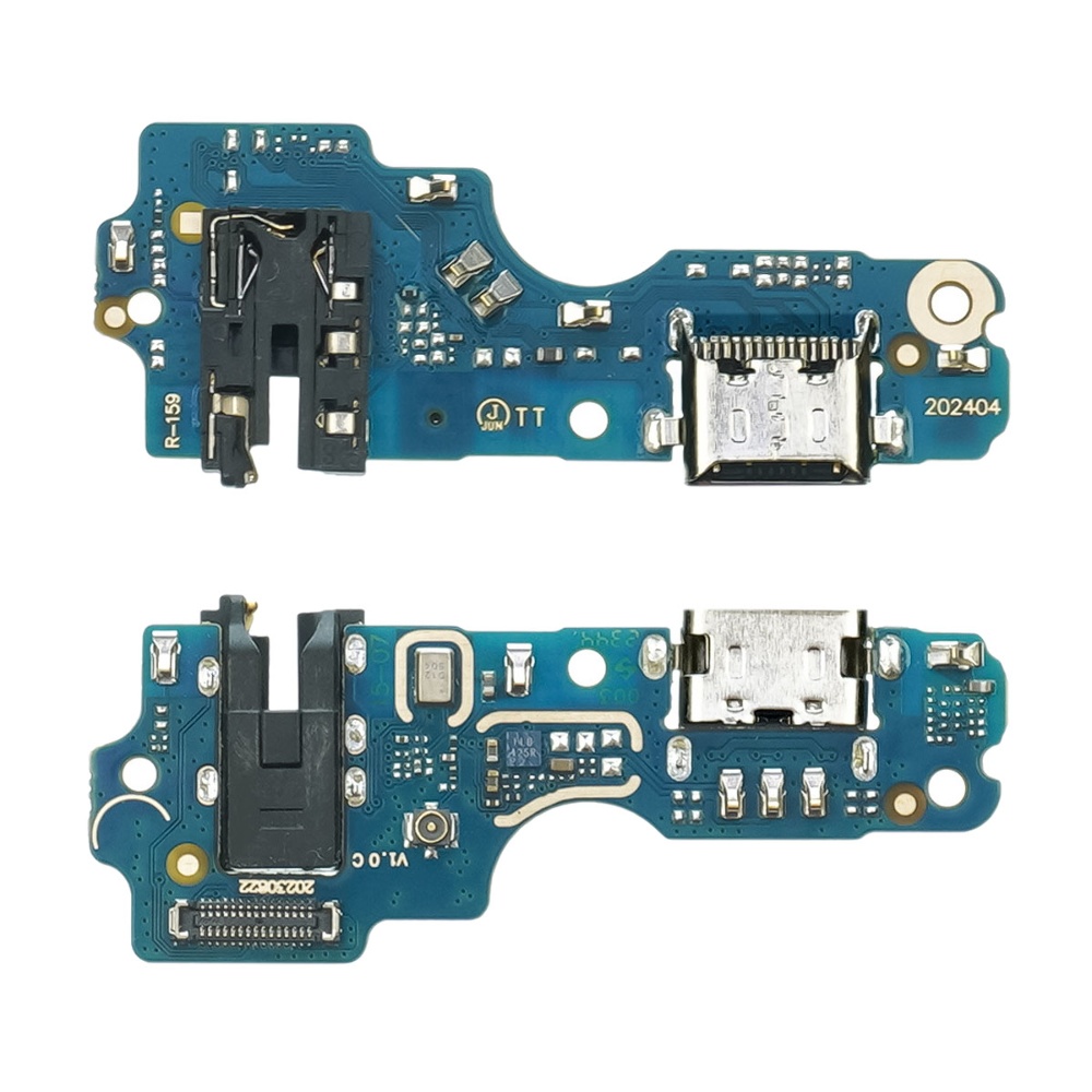 Разъём зарядки для Infinix Smart 8 Plus (X6526) на плате с микрофоном и компонентами