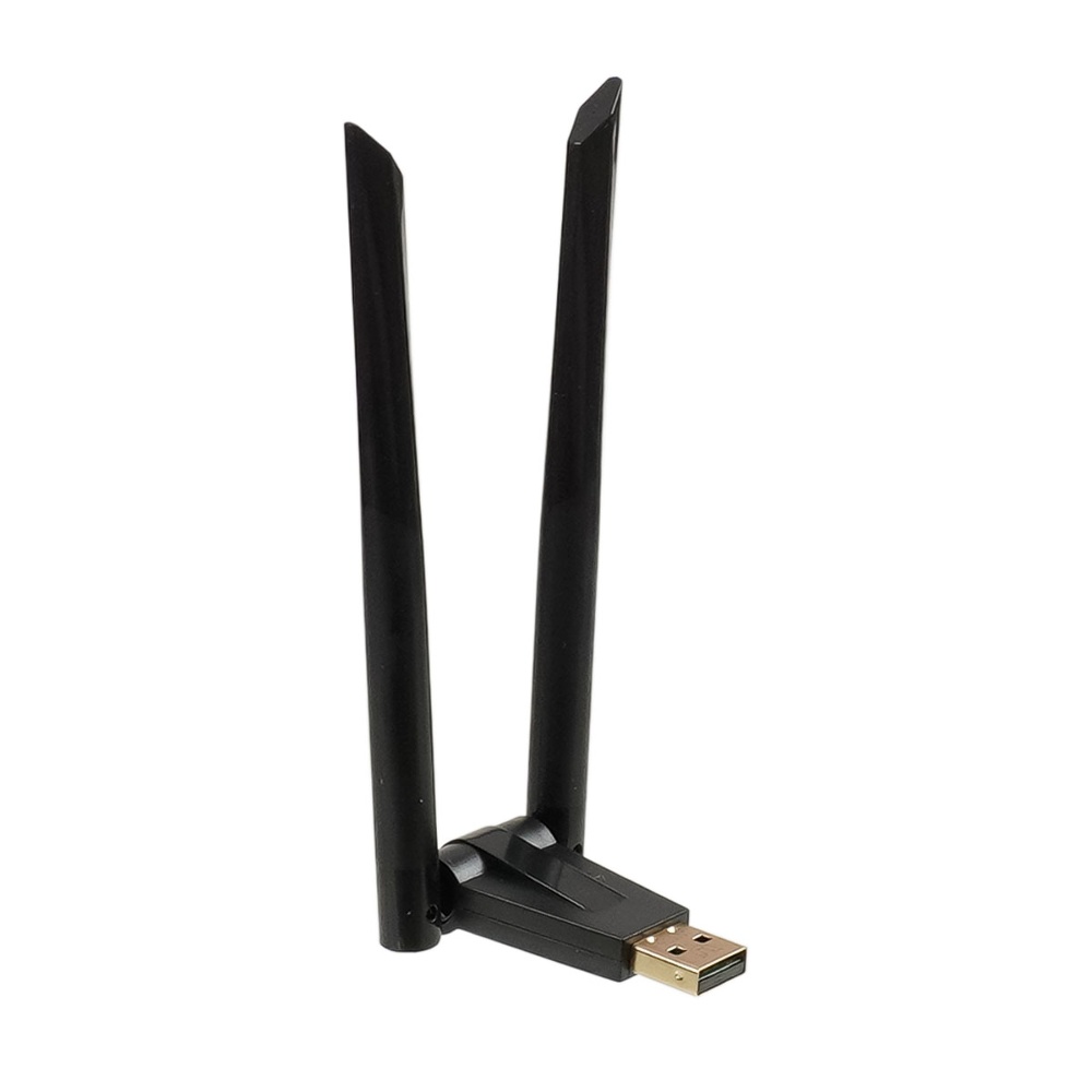 Wi-Fi адаптер W136 300Mbps с двумя антеннами black