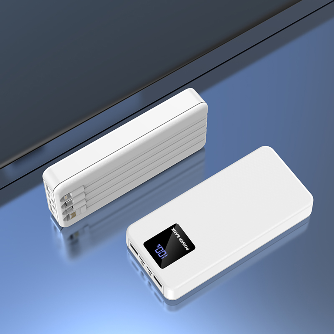 Корпус Multi-powerbank ET6, под элементы 18650 до 6 шт, 22.5W, белый