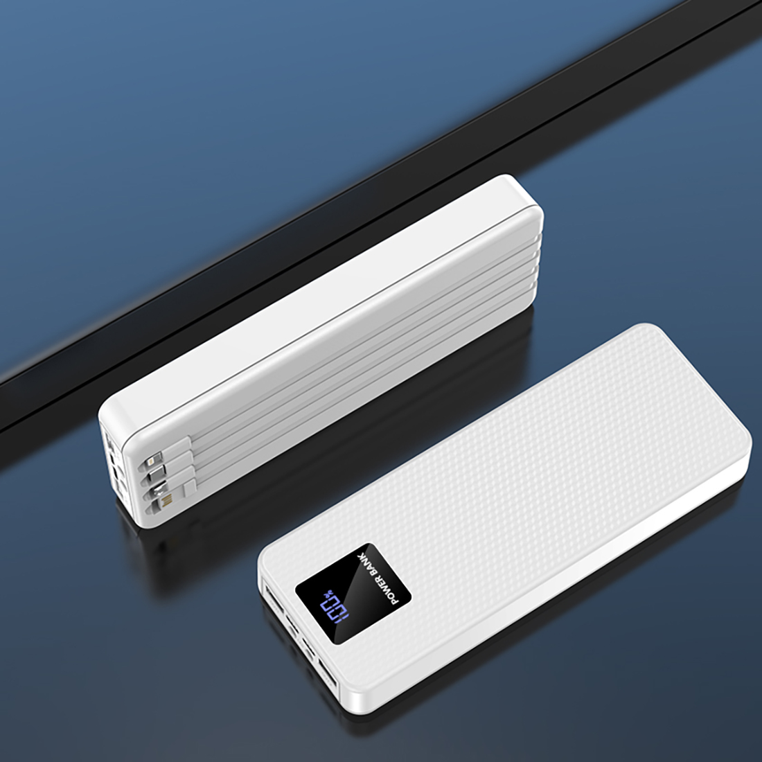 Корпус Multi-powerbank ET8, под элементы 18650 до 8 шт, 22.5W, белый