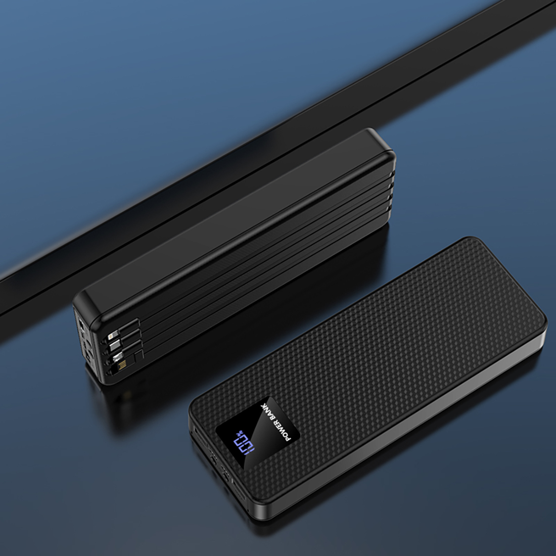 Корпус Multi-powerbank ET8, под элементы 18650 до 8 шт, 22.5W, черный