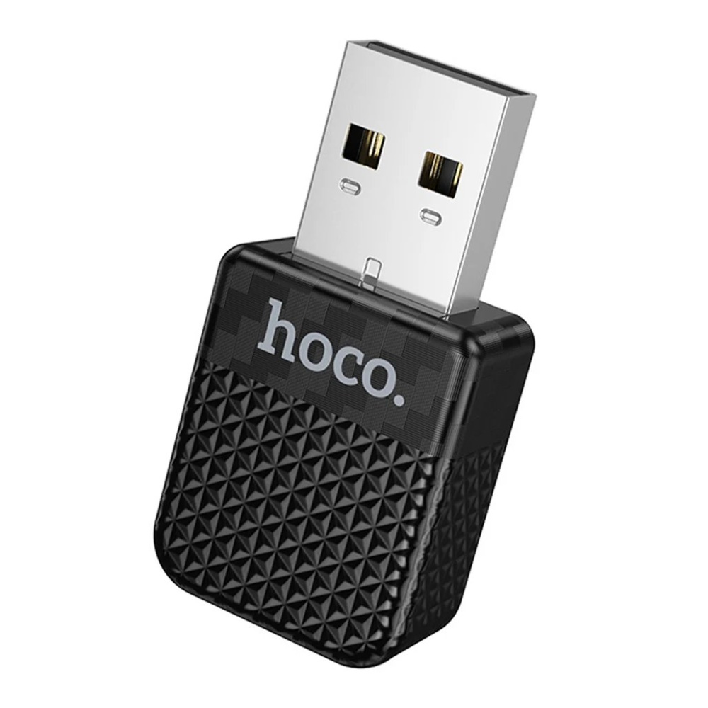 Адаптер автомобильный беспроводной Hoco HU3 CarPlay USB/ Type-C black