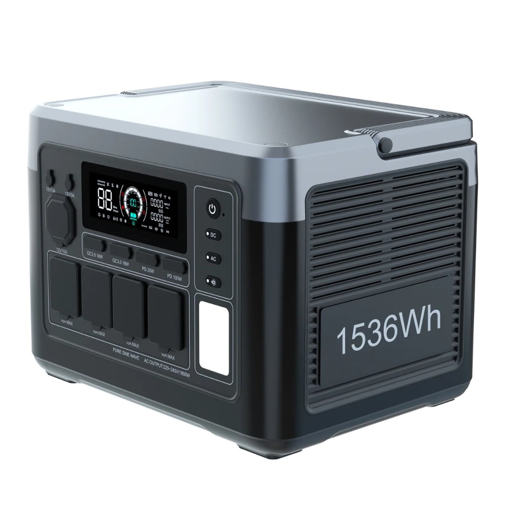 Зарядная станция P1500E PLUS 3600/1800W 1536Wh LiFePO4 220V чистый синус