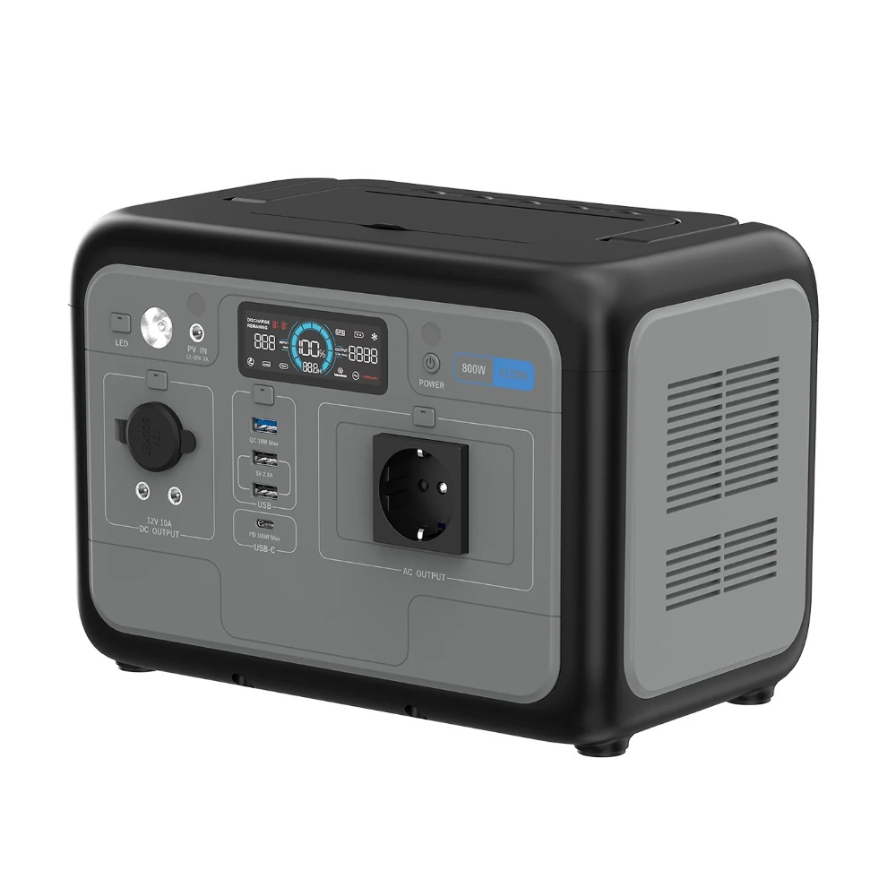 Зарядная станция P800E 1600/800W 512Wh LiFePO4 220V чистый синус