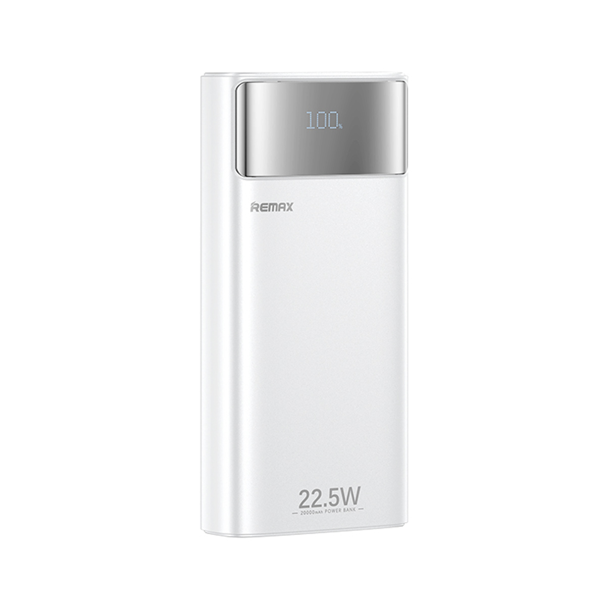 Power bank Remax FC-12 20000mAh 22.5W PD+QC + кабель Type-C/ Lightning, с фонариком, белый