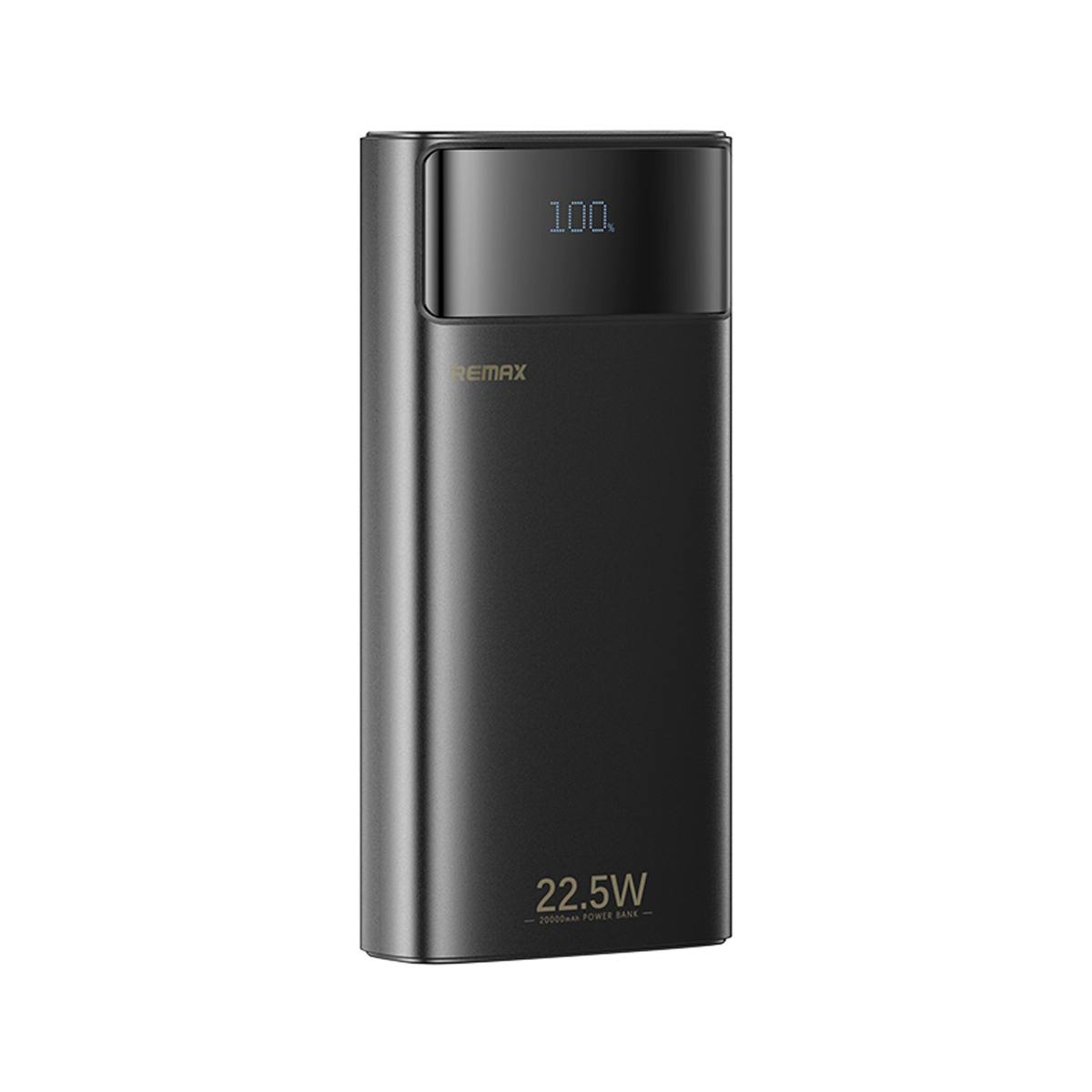 Power bank Remax FC-12 20000mAh 22.5W PD+QC + кабель Type-C/ Lightning, с фонариком, чёрный