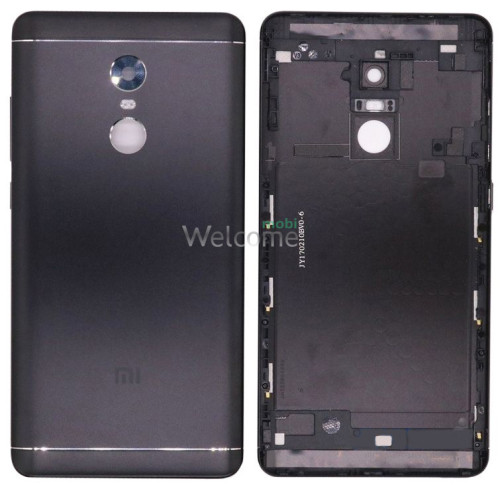Задняя крышка Xiaomi Redmi Note 4 Global,Note 4X Snapdragon 3GB 32GB black (со стеклом камеры)