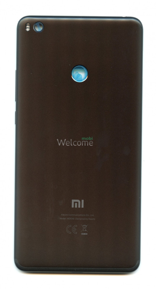 Задняя крышка Xiaomi Mi Max 2 black (со стеклом камеры)