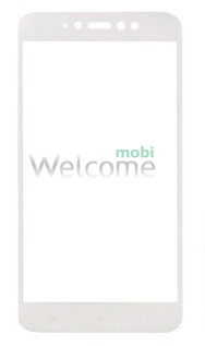 Скло Xiaomi Redmi Note 5A/Note 5A Prime Full Glue (0.3 мм, 2.5D) white