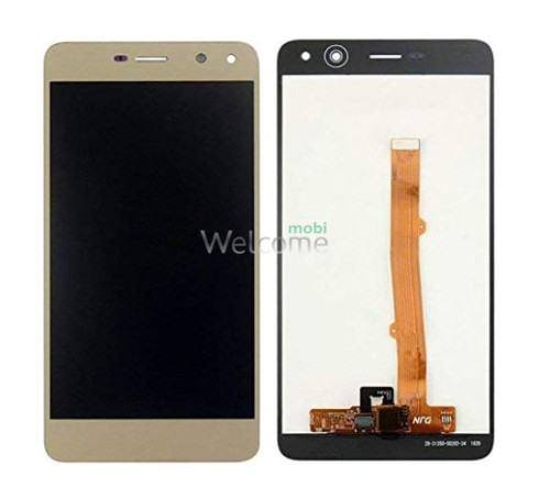 LCD Huawei Y6 2017 with touchscreen gold