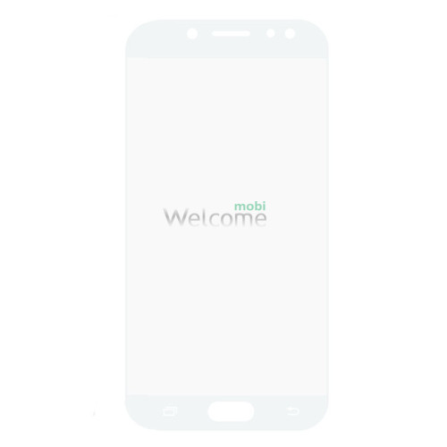 Стекло корпуса Samsung J730F Galaxy J7 (2017), с OCA-пленкой, white