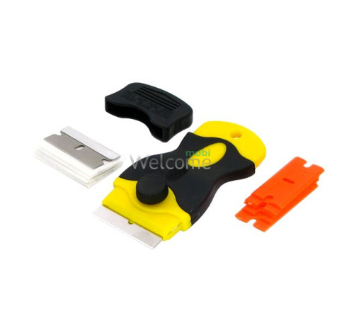 Knife-scraper with spare blades FLS-011, for removal of adhesive residues, OCA and polarizing film
