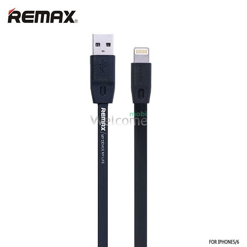 USB кабель Remax Full Speed RC-001i Lightning, 1.0м black