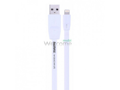USB кабель Lightning Remax Full Speed RC-001i, 1m white