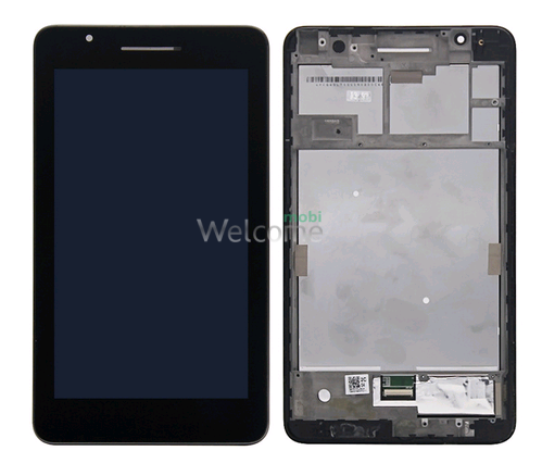Дисплей до планшету Asus FE171CG Fonepad 7 в зборі з сенсором та рамкою black