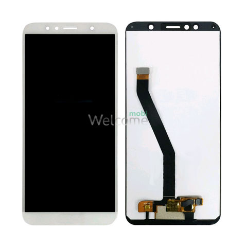 Дисплей Huawei Y6 2018/Y6 Prime 2018/Honor 7C в зборі з сенсором white