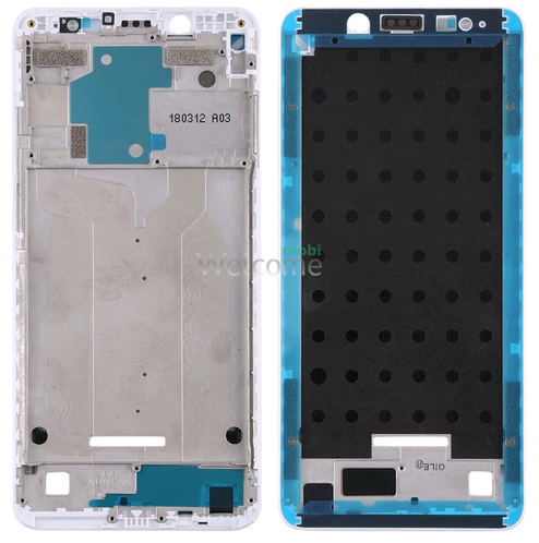 Frame for LCD Xiaomi Redmi Note 5 white orig