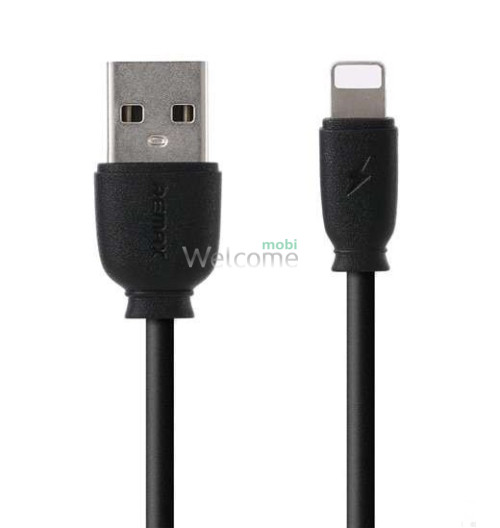 USB кабель Lightning Remax Fast Charging RC-134i, 2.1A 1m black