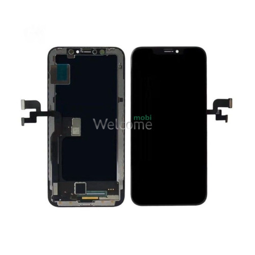 Дисплей iPhone XS в сборе с сенсором и рамкой black (оригинал переклей) А+