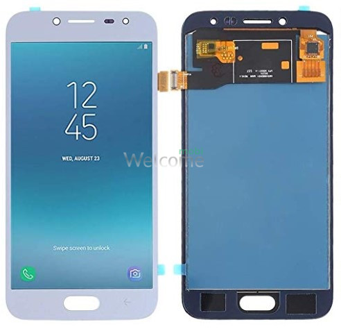 Дисплей Samsung SM-J250F Galaxy J2 Pro 2018 в зборі з сенсором silver service orig
