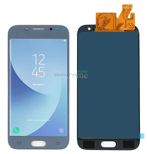 Дисплей Samsung SM-J530F Galaxy J5 (2017) в зборі з сенсором silver TFT з рег. підсвіткою