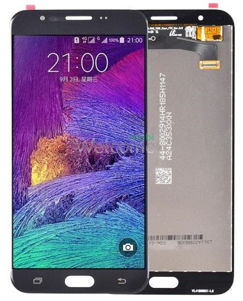 Дисплей Samsung SM-G610F Galaxy J7 Prime (2016) в сборе с сенсором black TFT с регулируемой подсветкой