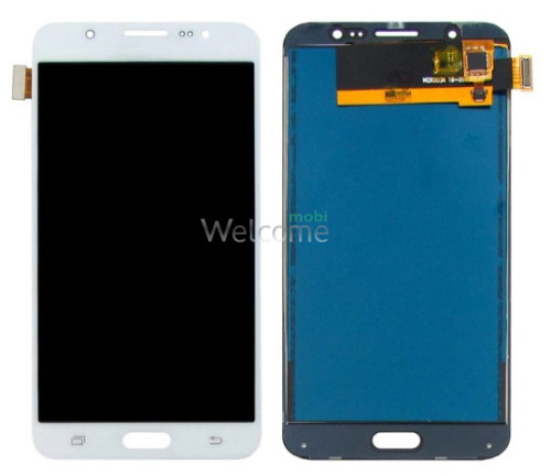 Дисплей Samsung SM-J710H Galaxy J7 (2016) в зборі з сенсором white TFT з рег. підсвіткою