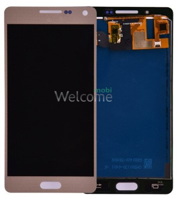 LCD Samsung SM-A500H Galaxy A5 gold with touchscreen TFT