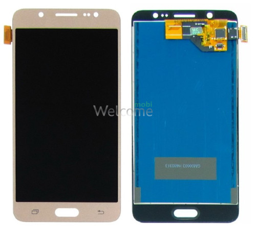 Дисплей Samsung SM-J510H Galaxy J5 (2016) в сборе с сенсором gold TFT с регулируемой подсветкой