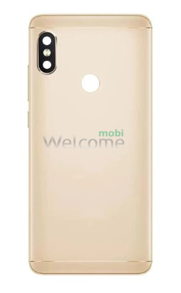 Задня кришка Xiaomi Mi A2/Mi 6X gold (зі склом камери)