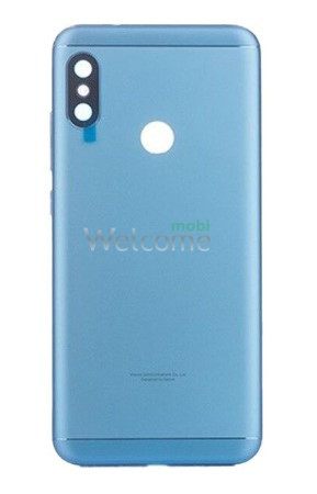Задня кришка Xiaomi Mi A2 Lite/Redmi 6 Pro blue (зі склом камери)
