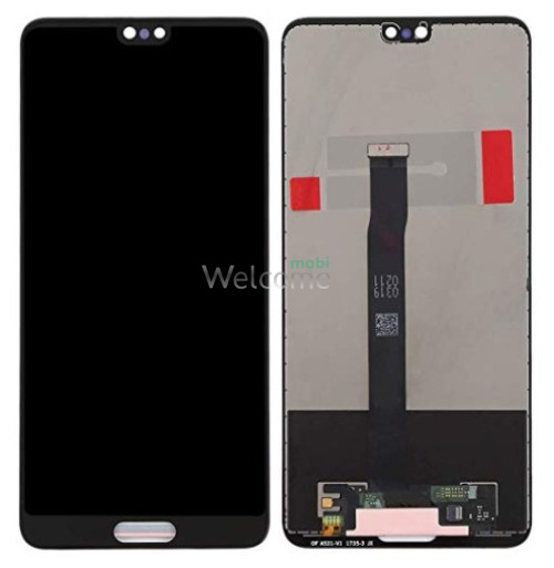 Дисплей Huawei P20 в сборе с сенсором и сканером отпечатка пальца black FULL orig 